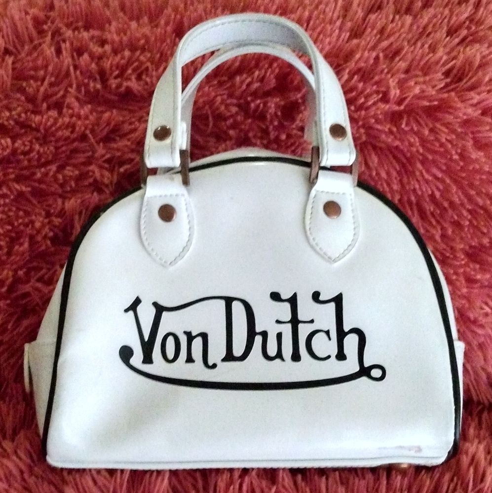 Von Dutch Mini VintageBowling Bag Purse